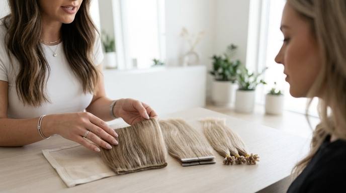 Tape-In vs Hand-Tied vs Keratin-Bond