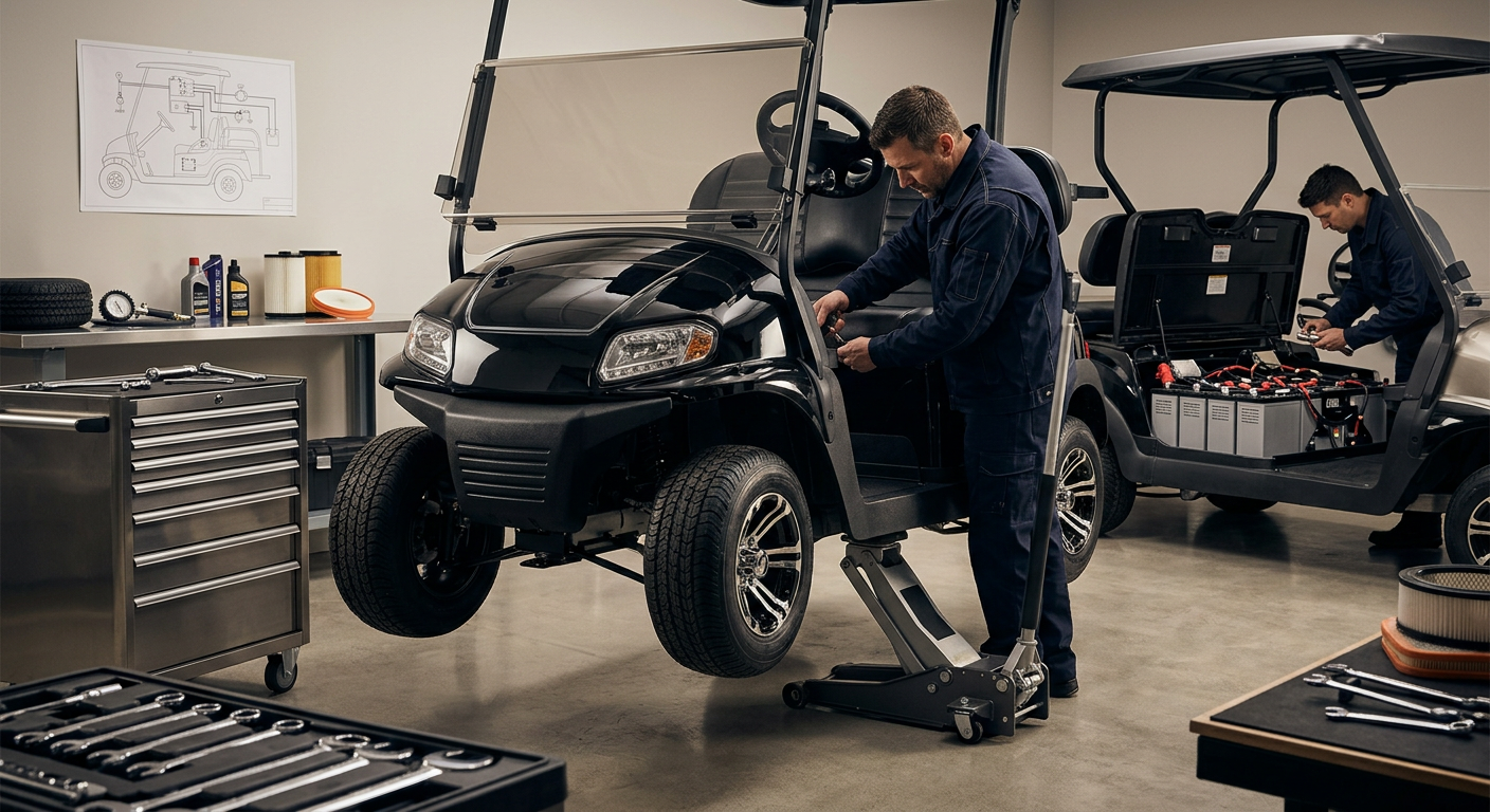 12 Powerful Golf Cart Maintenance Tips t - High-Performance Batteries