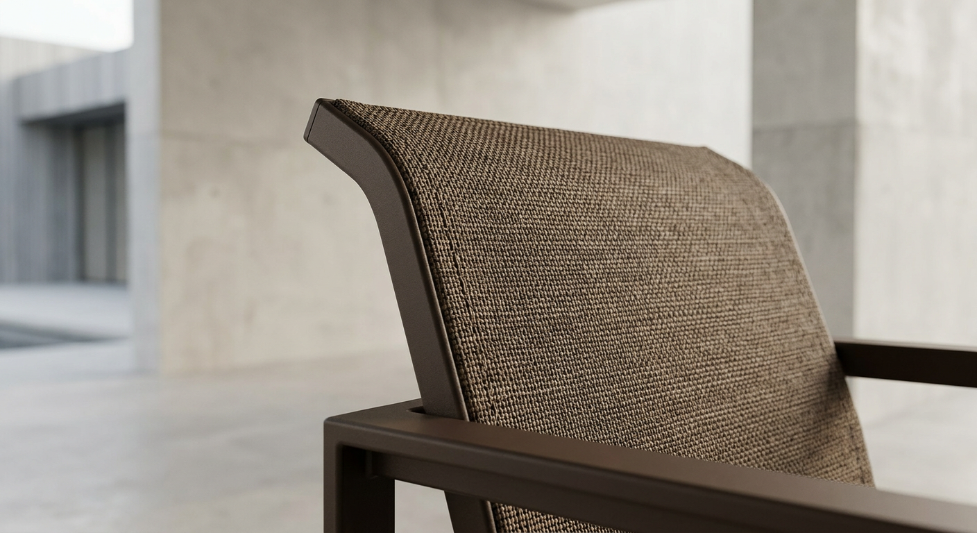 Installation of Brown Jordan Replacement Slings: 5 Power grade fabric.